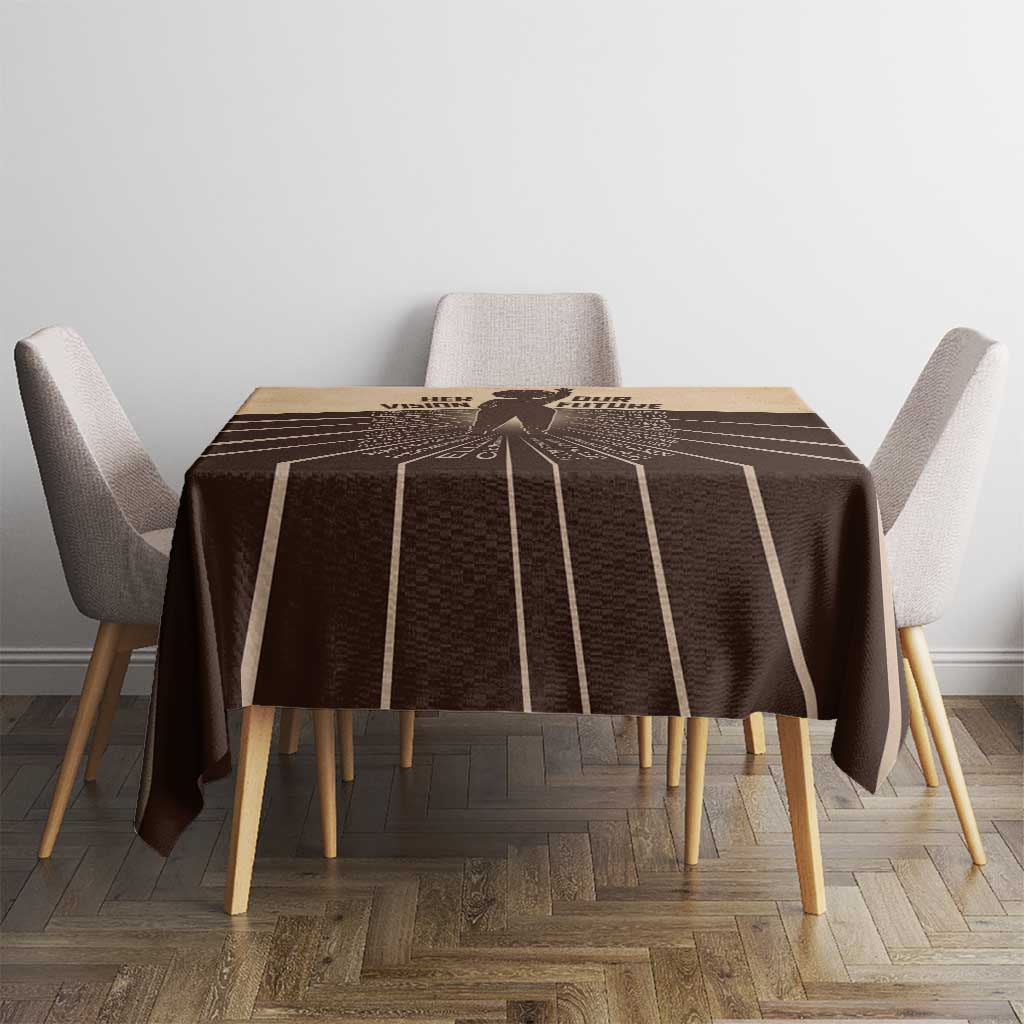 Her Vision Our Future Tablecloth African Influential Black Women Inventors and Pioneers - Wonder Print Shop