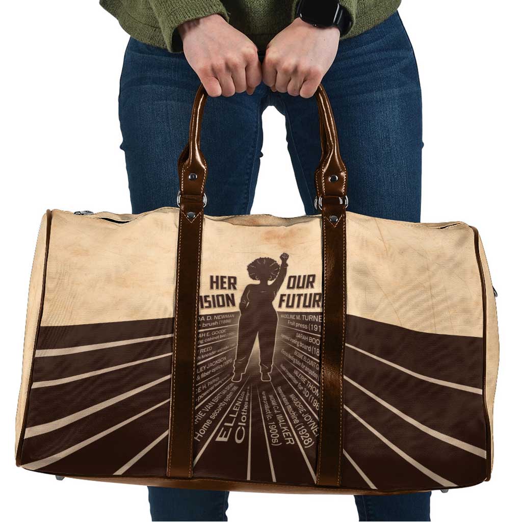 Her Vision Our Future Travel Bag African Influential Black Women Inventors and Pioneers - Wonder Print Shop