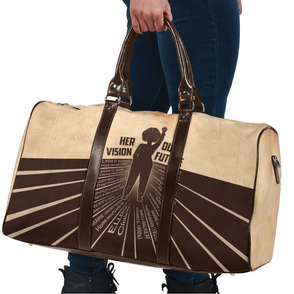Her Vision Our Future Travel Bag African Influential Black Women Inventors and Pioneers - Wonder Print Shop