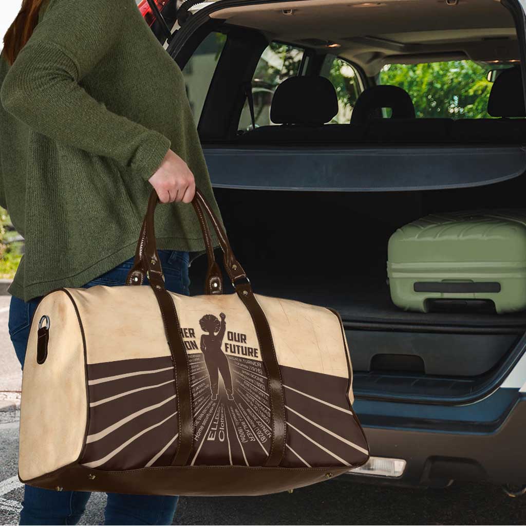 Her Vision Our Future Travel Bag African Influential Black Women Inventors and Pioneers - Wonder Print Shop