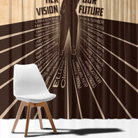 Her Vision Our Future Window Curtain African Influential Black Women Inventors and Pioneers - Wonder Print Shop