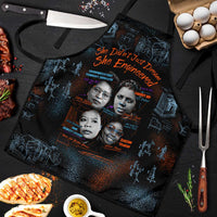 She Didn't Just Dream She Engineered Apron African Celebrating Trailblazing Black Women Innovators in Technology and Engineering - Wonder Print Shop