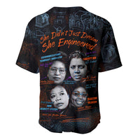 She Didn't Just Dream She Engineered Baseball Jersey African Celebrating Trailblazing Black Women Innovators in Technology and Engineering - Wonder Print Shop