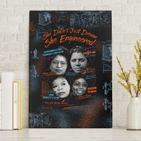 She Didn't Just Dream She Engineered Canvas Wall Art African Celebrating Trailblazing Black Women Innovators in Technology and Engineering - Wonder Print Shop