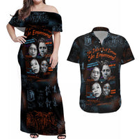 She Didn't Just Dream She Engineered Couples Matching Off Shoulder Maxi Dress and Hawaiian Shirt African Celebrating Trailblazing Black Women Innovators in Technology and Engineering - Wonder Print Shop