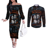 She Didn't Just Dream She Engineered Couples Matching Off The Shoulder Long Sleeve Dress and Long Sleeve Button Shirt African Celebrating Trailblazing Black Women Innovators in Technology and Engineering - Wonder Print Shop