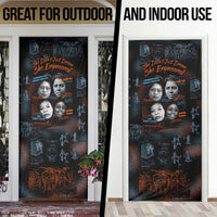 She Didn't Just Dream She Engineered Door Cover African Celebrating Trailblazing Black Women Innovators in Technology and Engineering - Wonder Print Shop