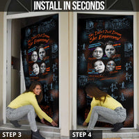 She Didn't Just Dream She Engineered Door Cover African Celebrating Trailblazing Black Women Innovators in Technology and Engineering - Wonder Print Shop