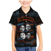 She Didn't Just Dream She Engineered Family Matching Mermaid Dress and Hawaiian Shirt African Celebrating Trailblazing Black Women Innovators in Technology and Engineering - Wonder Print Shop