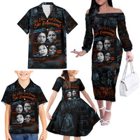 She Didn't Just Dream She Engineered Family Matching Off The Shoulder Long Sleeve Dress and Hawaiian Shirt African Celebrating Trailblazing Black Women Innovators in Technology and Engineering - Wonder Print Shop