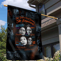She Didn't Just Dream She Engineered Garden Flag African Celebrating Trailblazing Black Women Innovators in Technology and Engineering - Wonder Print Shop