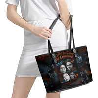 She Didn't Just Dream She Engineered Leather Tote Bag African Celebrating Trailblazing Black Women Innovators in Technology and Engineering - Wonder Print Shop