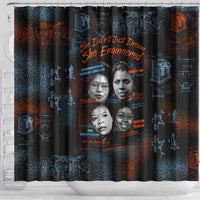 She Didn't Just Dream She Engineered Shower Curtain African Celebrating Trailblazing Black Women Innovators in Technology and Engineering - Wonder Print Shop