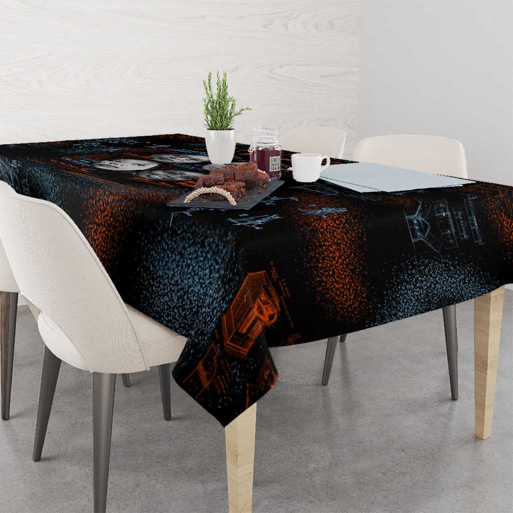 She Didn't Just Dream She Engineered Tablecloth African Celebrating Trailblazing Black Women Innovators in Technology and Engineering - Wonder Print Shop