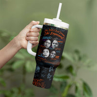 She Didn't Just Dream She Engineered Tumbler With Handle African Celebrating Trailblazing Black Women Innovators in Technology and Engineering - Wonder Print Shop