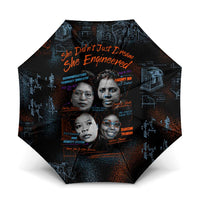 She Didn't Just Dream She Engineered Umbrella African Celebrating Trailblazing Black Women Innovators in Technology and Engineering - Wonder Print Shop