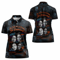 She Didn't Just Dream She Engineered Women Polo Shirt African Celebrating Trailblazing Black Women Innovators in Technology and Engineering - Wonder Print Shop