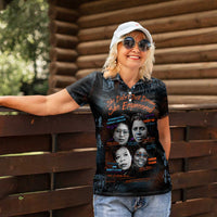 She Didn't Just Dream She Engineered Women Polo Shirt African Celebrating Trailblazing Black Women Innovators in Technology and Engineering - Wonder Print Shop
