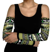Christmas T Rex Tree Arm Sleeves Xmas Holiday Patterns - Wonder Print Shop