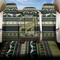 Christmas T Rex Tree Back Car Seat Cover Xmas Holiday Patterns - Wonder Print Shop