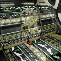 Christmas T Rex Tree Back Car Seat Cover Xmas Holiday Patterns - Wonder Print Shop