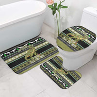 Christmas T Rex Tree Bathroom Set Xmas Holiday Patterns - Wonder Print Shop
