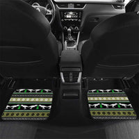 Christmas T Rex Tree Car Mats Xmas Holiday Patterns - Wonder Print Shop
