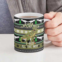 Christmas T Rex Tree Ceramic Mug Xmas Holiday Patterns - Wonder Print Shop