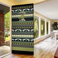Christmas T Rex Tree Door Cover Xmas Holiday Patterns - Wonder Print Shop