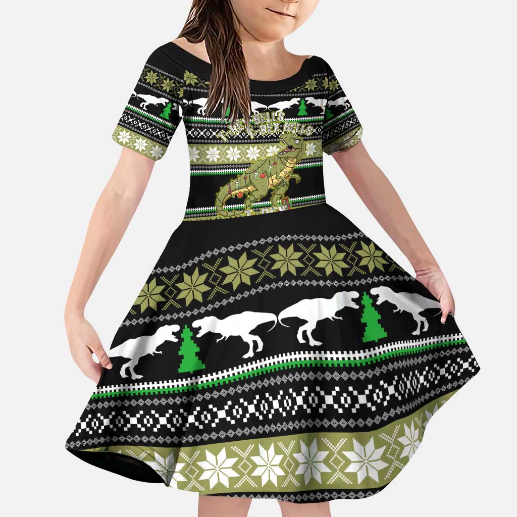 Christmas T Rex Tree Family Matching Puletasi and Hawaiian Shirt Xmas Holiday Patterns - Wonder Print Shop