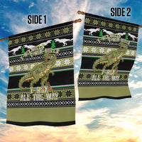 Christmas T Rex Tree Garden Flag Xmas Holiday Patterns - undefined