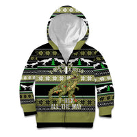 Christmas T Rex Tree Kid Hoodie Xmas Holiday Patterns - Wonder Print Shop