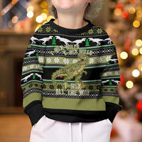 Christmas T Rex Tree Kid Ugly Christmas Sweater Xmas Holiday Patterns - Wonder Print Shop