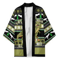 Christmas T Rex Tree Kimono Xmas Holiday Patterns - Wonder Print Shop