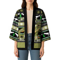 Christmas T Rex Tree Kimono Xmas Holiday Patterns - Wonder Print Shop