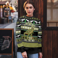 Christmas T Rex Tree Ugly Christmas Sweater Xmas Holiday Patterns - Wonder Print Shop
