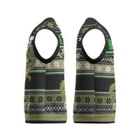 Christmas T Rex Tree Christmas Knitted V-Neck Vest Xmas Holiday Patterns - Wonder Print Shop