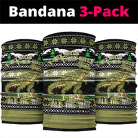 Christmas T Rex Tree Neck Gaiter Xmas Holiday Patterns - Wonder Print Shop