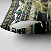 Christmas T Rex Tree Pillow Cover Xmas Holiday Patterns - Wonder Print Shop