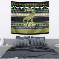 Christmas T Rex Tree Tapestry Xmas Holiday Patterns - Wonder Print Shop