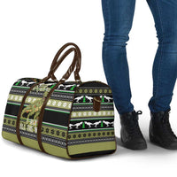 Christmas T Rex Tree Travel Bag Xmas Holiday Patterns - undefined