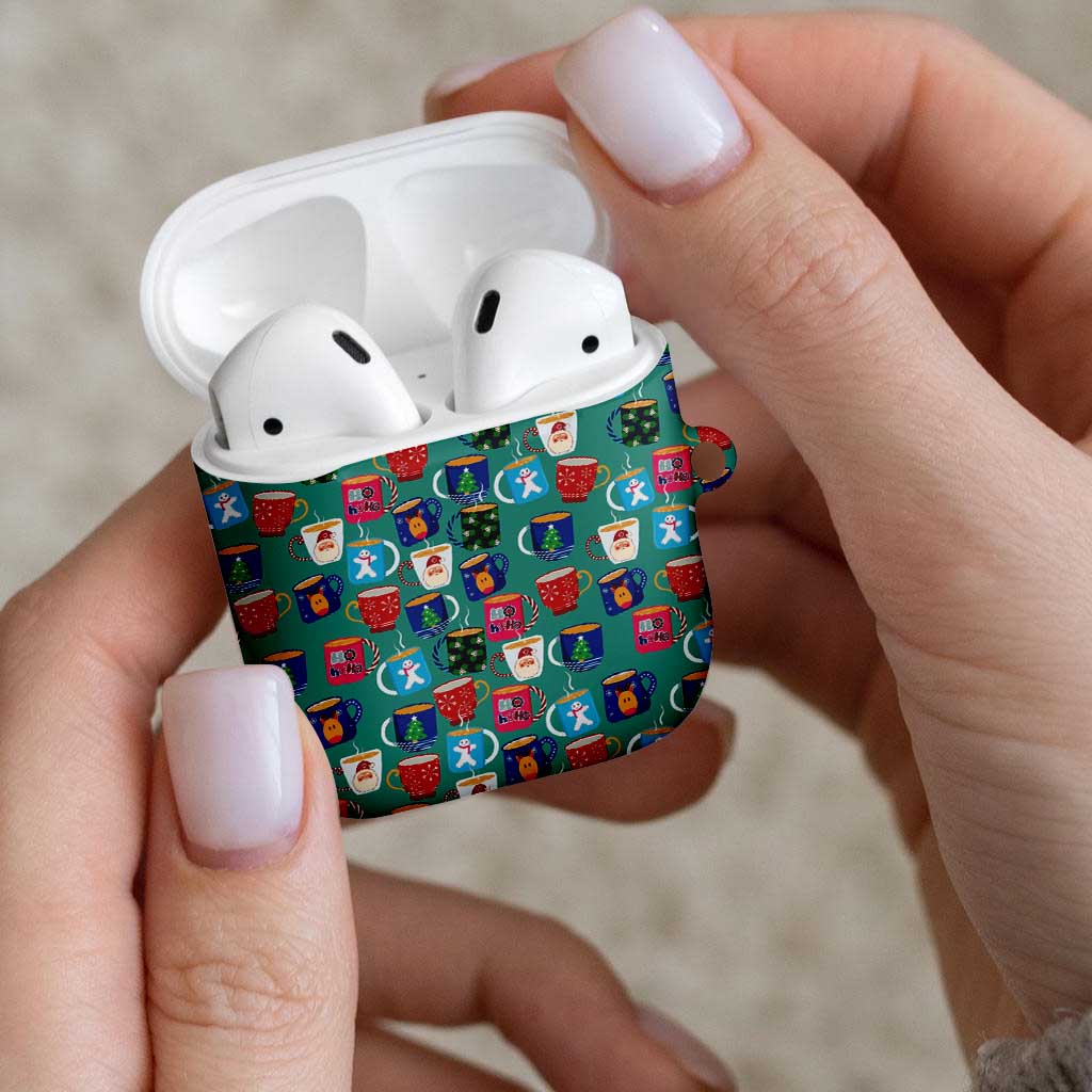 Christmas Teapot Group AirPods Case Xmas Holiday Patterns - Wonder Print Shop