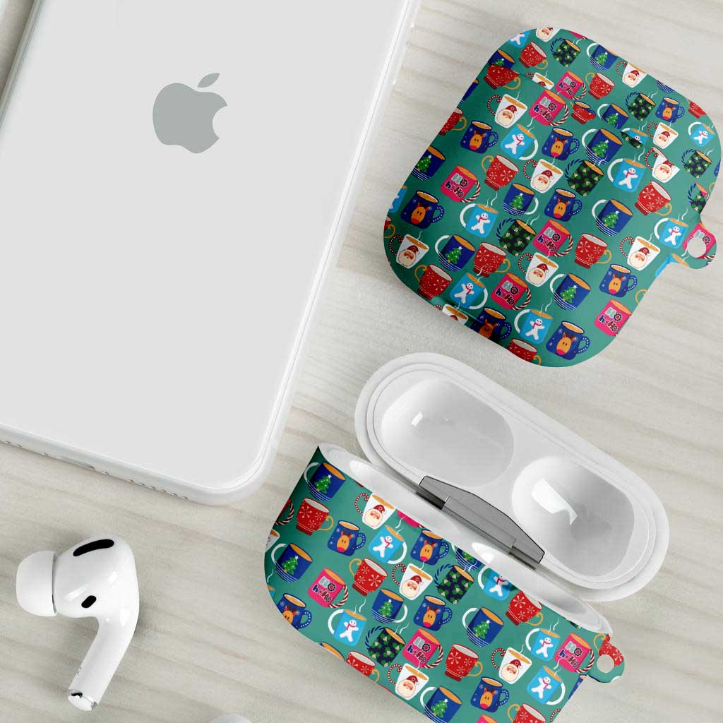 Christmas Teapot Group AirPods Case Xmas Holiday Patterns - Wonder Print Shop