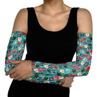 Christmas Teapot Group Arm Sleeves Xmas Holiday Patterns - Wonder Print Shop