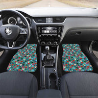 Christmas Teapot Group Car Mats Xmas Holiday Patterns - Wonder Print Shop