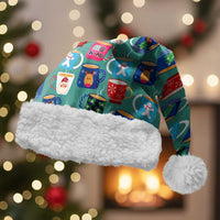 Christmas Teapot Group Christmas Santa Hat Xmas Holiday Patterns - Wonder Print Shop
