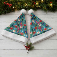 Christmas Teapot Group Christmas Santa Hat Xmas Holiday Patterns - Wonder Print Shop