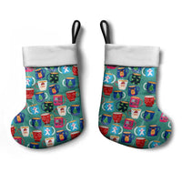 Christmas Teapot Group Christmas Stocking Xmas Holiday Patterns - Wonder Print Shop