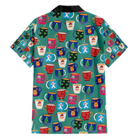 Christmas Teapot Group Family Matching Long Sleeve Bodycon Dress and Hawaiian Shirt Xmas Holiday Patterns - Wonder Print Shop