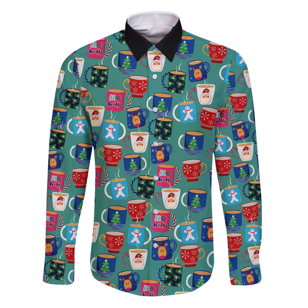 Christmas Teapot Group Family Matching Puletasi and Hawaiian Shirt Xmas Holiday Patterns - Wonder Print Shop